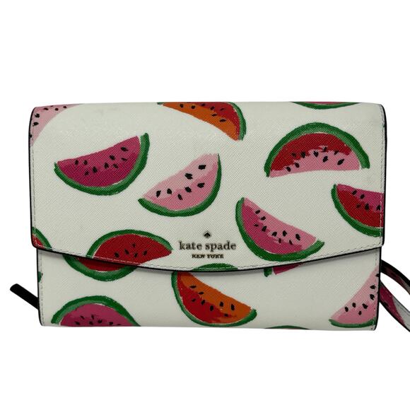 Kate Spade New York Laurel Way Winni Crossbody Watermelon Crossbody Purse - Picture 4 of 16